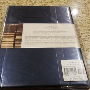 Dark Blue leather journal (New in package)